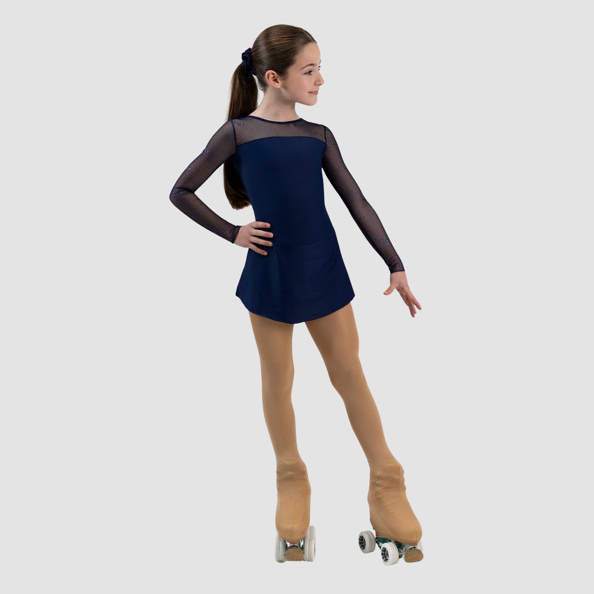 long sleeve figure skating dresses Intermezzo Gladis Dress 31725 30 43¼ Child 10 Size:2-3 years Shop Papell Boutique | Draped V Neck Dress
