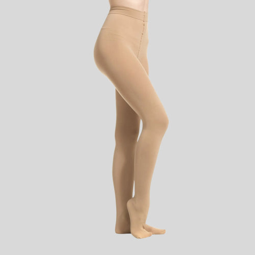 Sagester Tights w/foot Med. Neutral Tone